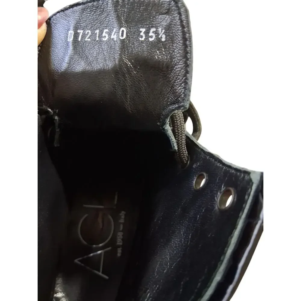 AGL Moreen lace-up Boots Women's Size 35/5 Combat Witchy Whimsigoth Fairygoth‎